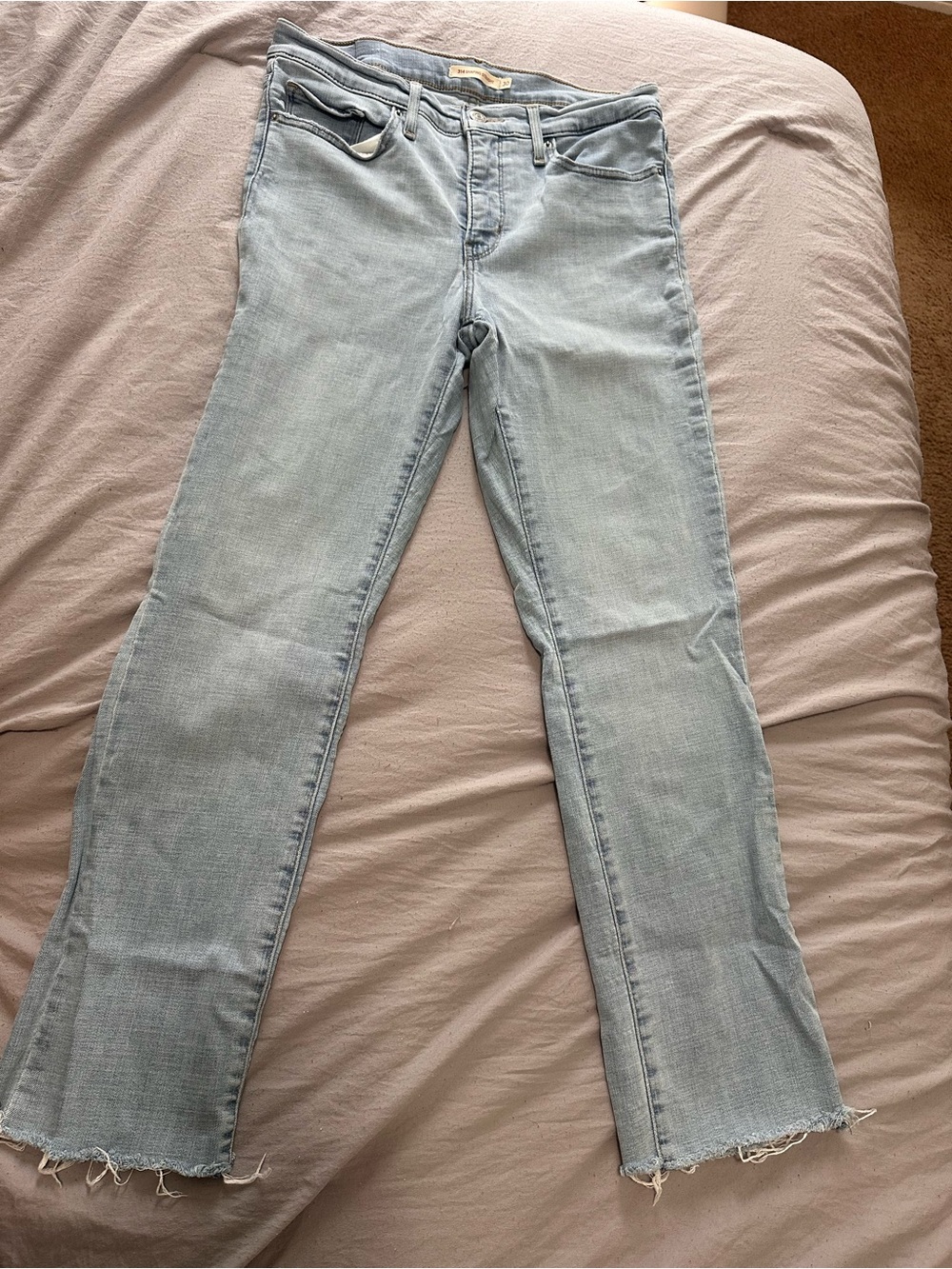 Levi's Light Blue Straight Leg Jeans